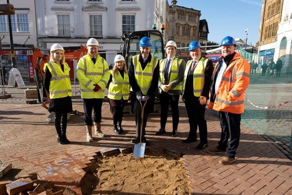 Work starts to transform Northampton’s historic Market Square