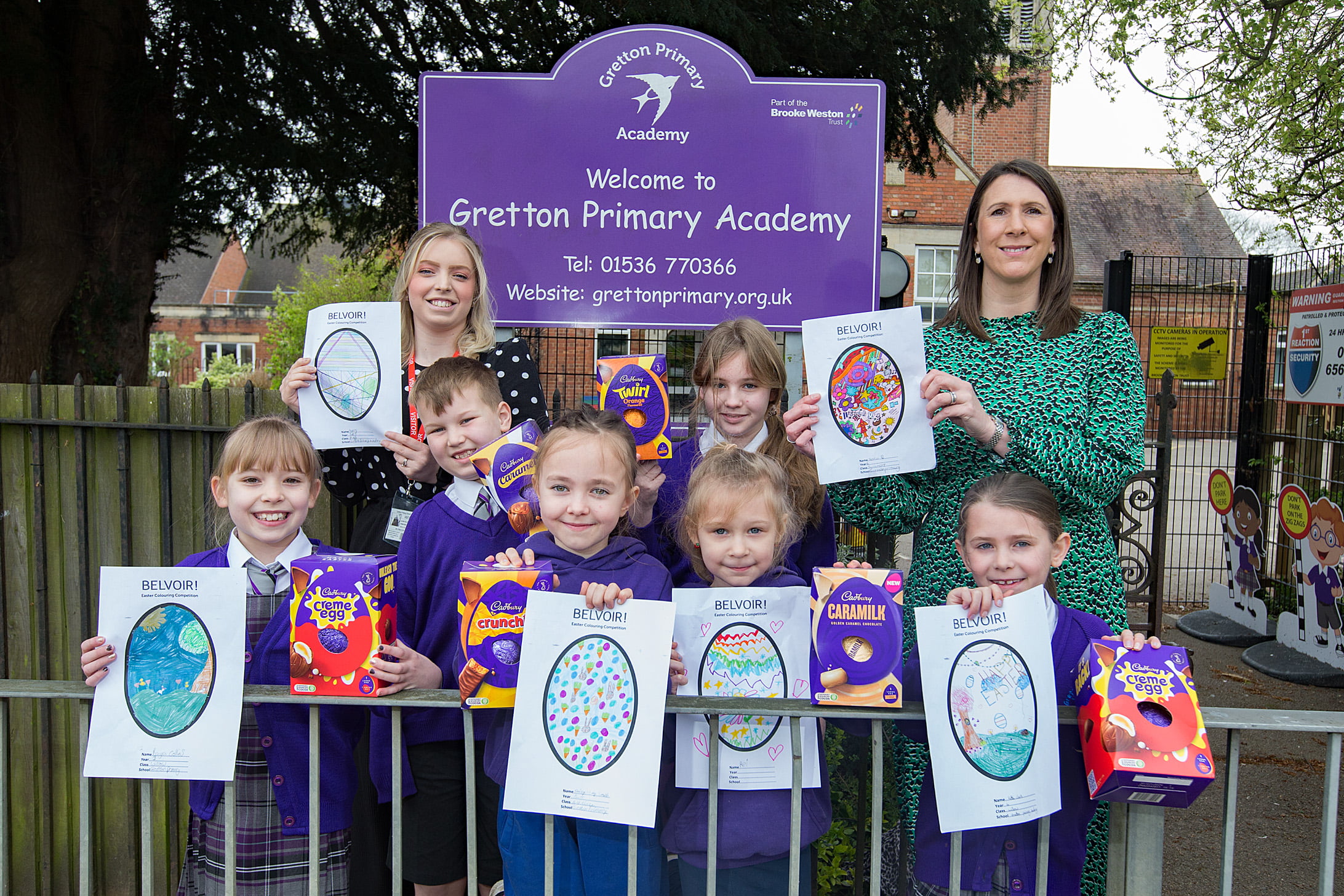 Belvoir colouring competition winners A