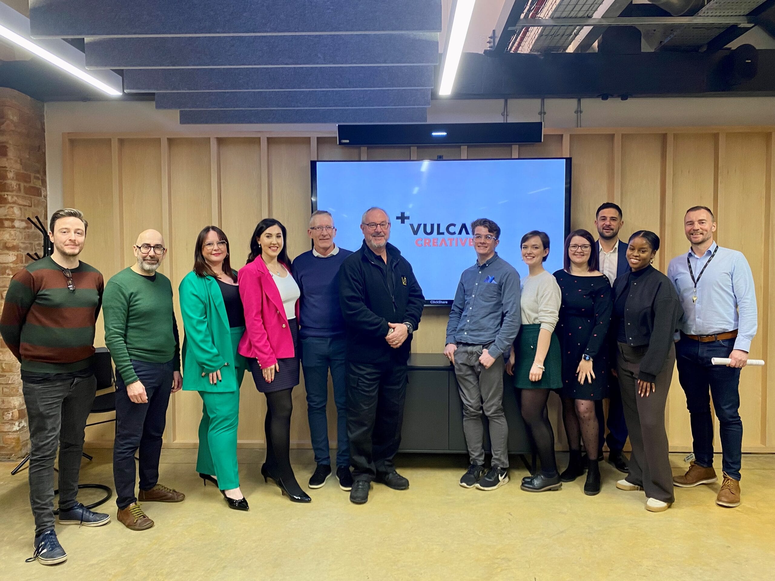 Vulcan Creatives participants and Darren