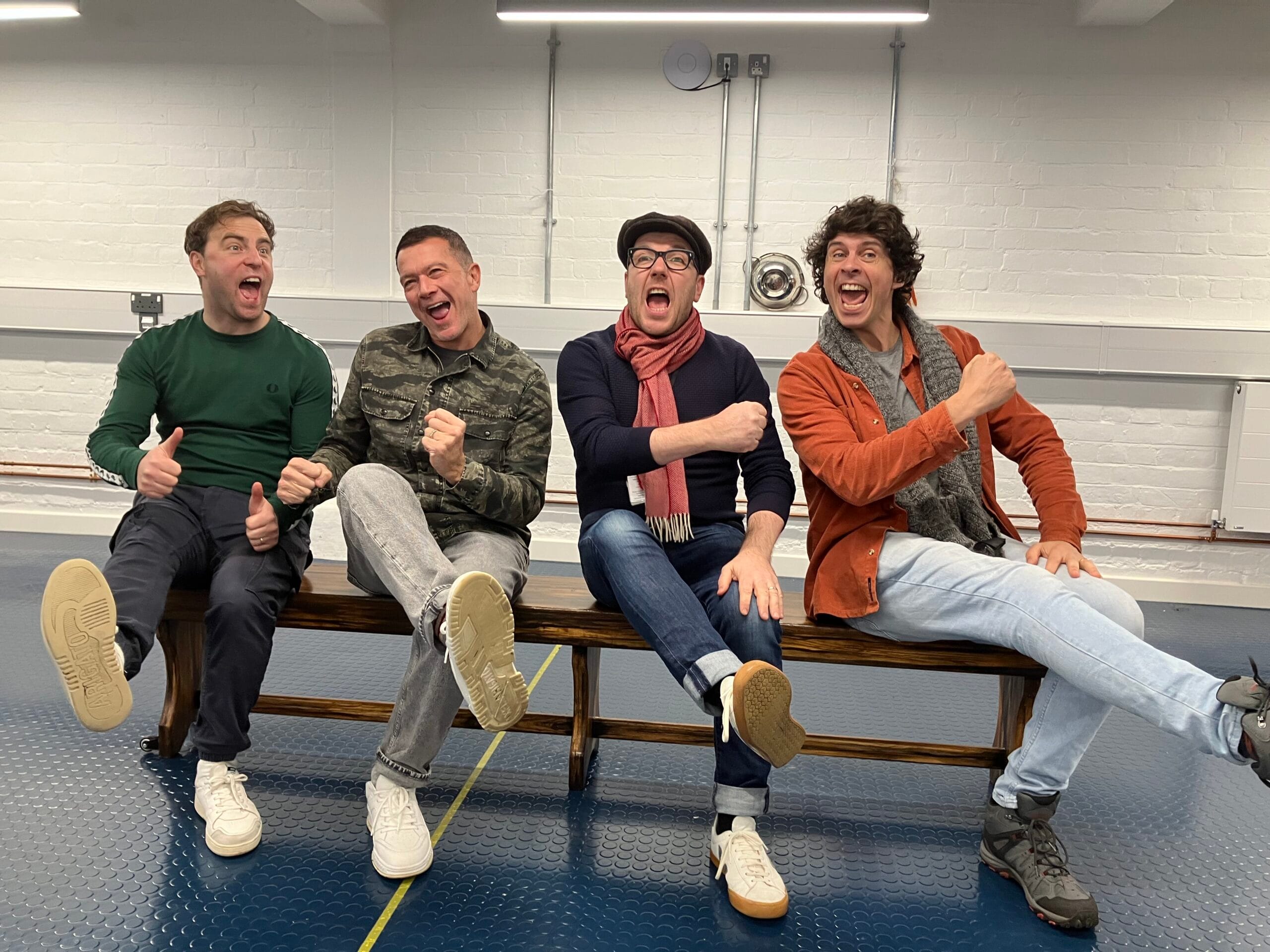 Cinderella rehearsal Bench gag 007