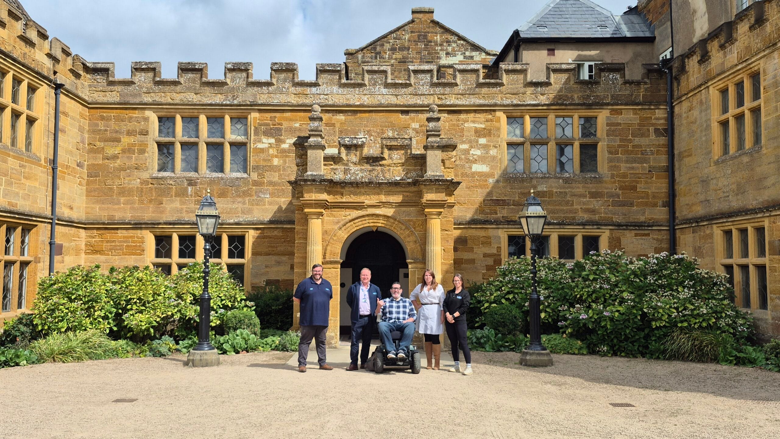 Disabled Adventurer and Delapre Abbey - NN Fest 2