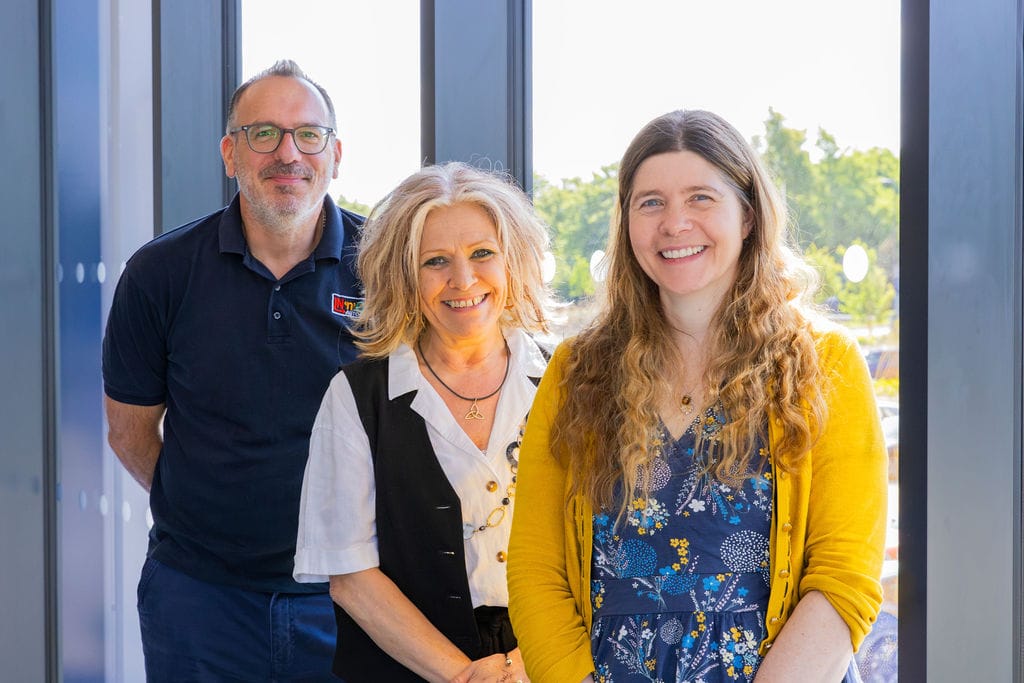Jon Morgan, Sara Homer & Charlotte Patrick